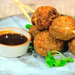 Simon Rimmer Air Fryer Meatballs with Honey and Soy Dip recipe on Sunday Brunch