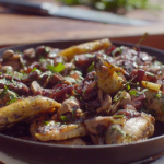 Marcus Wareing cheat’s chicken bourguignon with red wine, bacon and a brown sauce recipe on Simply Provence