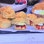 Juliet Sear lemonade scones with clotted cream recipe