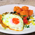 Jose Pizarro Summer Pisto With Manchego and Fried Egg recipe on Sunday Brunch