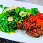 Liam Dillon Fried Chicken, Sticky Glaze and Watercress Salad recipe on Sunday Brunch