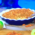 Michela Chiappa ultimate apple crumble with oats, amaretti biscuits and amaretto liqueur recipe