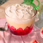 Nadiya Hussain strawberry and lemonade trifle recipe on Nadiya’s Cook Once Eat Twice