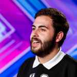 Andrea Faustini singing Try a Little Tenderness at The X Factor 2014 Arena Auditions