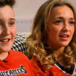 Lauren Platt gets a visit from her brother Louis a head of her performance of Smile on the X Factor 2014 Big Band Week